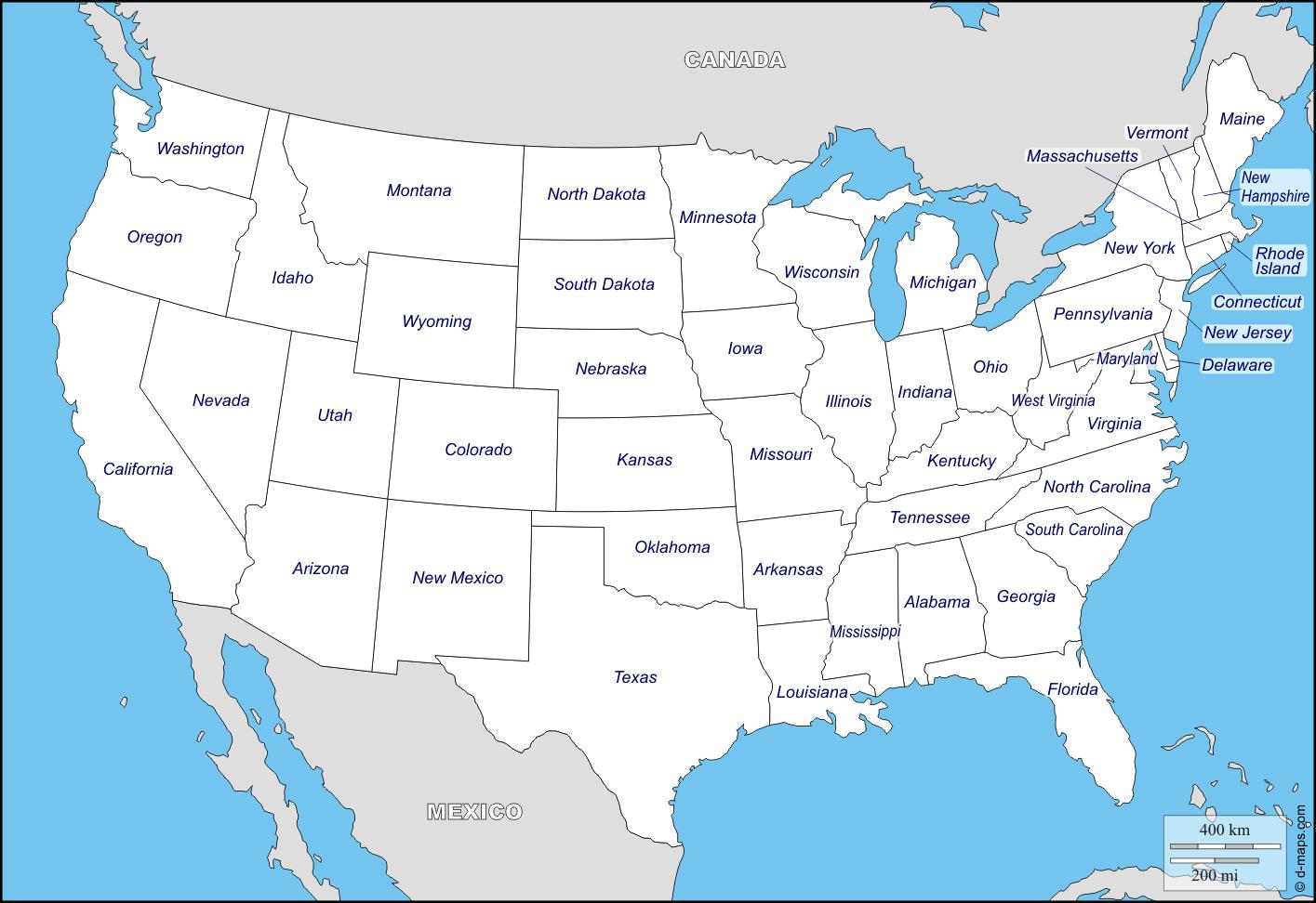 states-of-usa-map-blank-map-of-the-usa-northern-america-americas