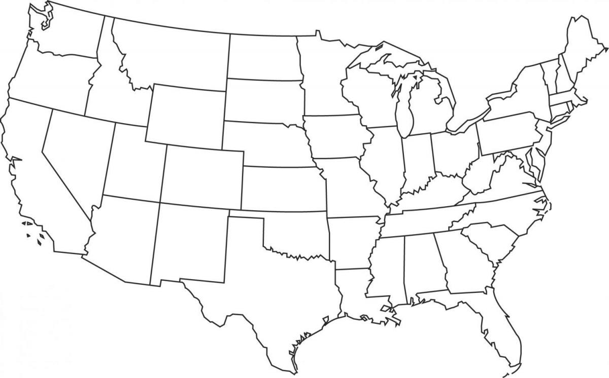 large US map