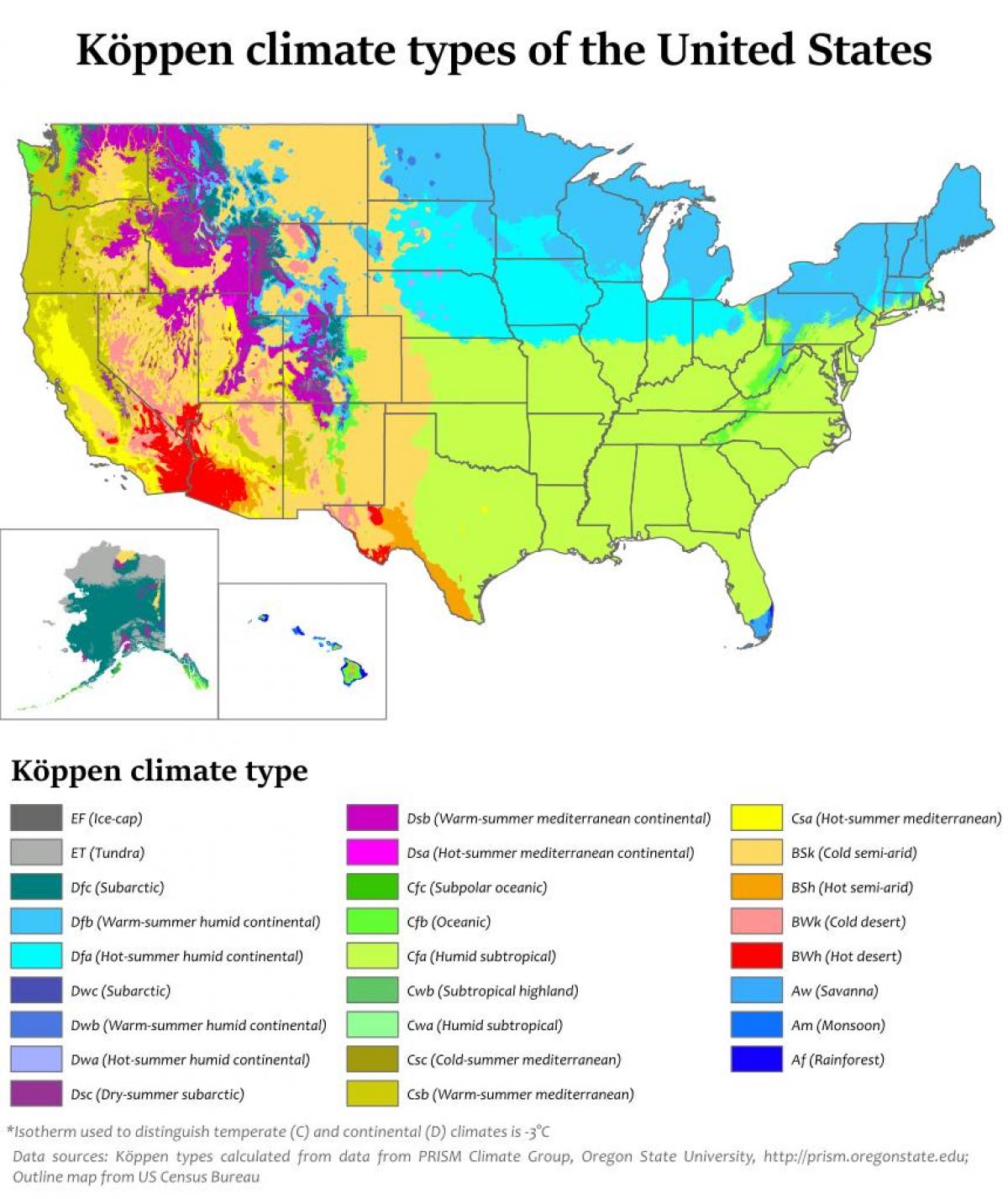 climate map USA