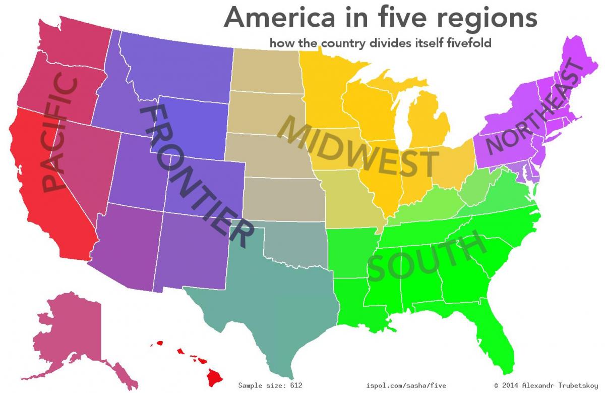 USA map regions