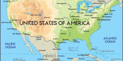US America map