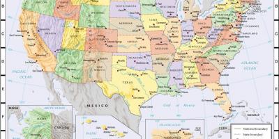 US map atlas
