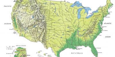 Topographic map US