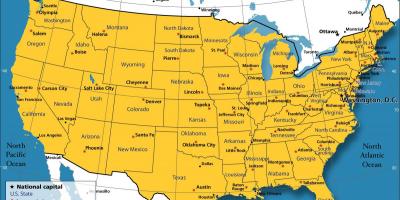 State map USA