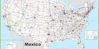 United States transports map